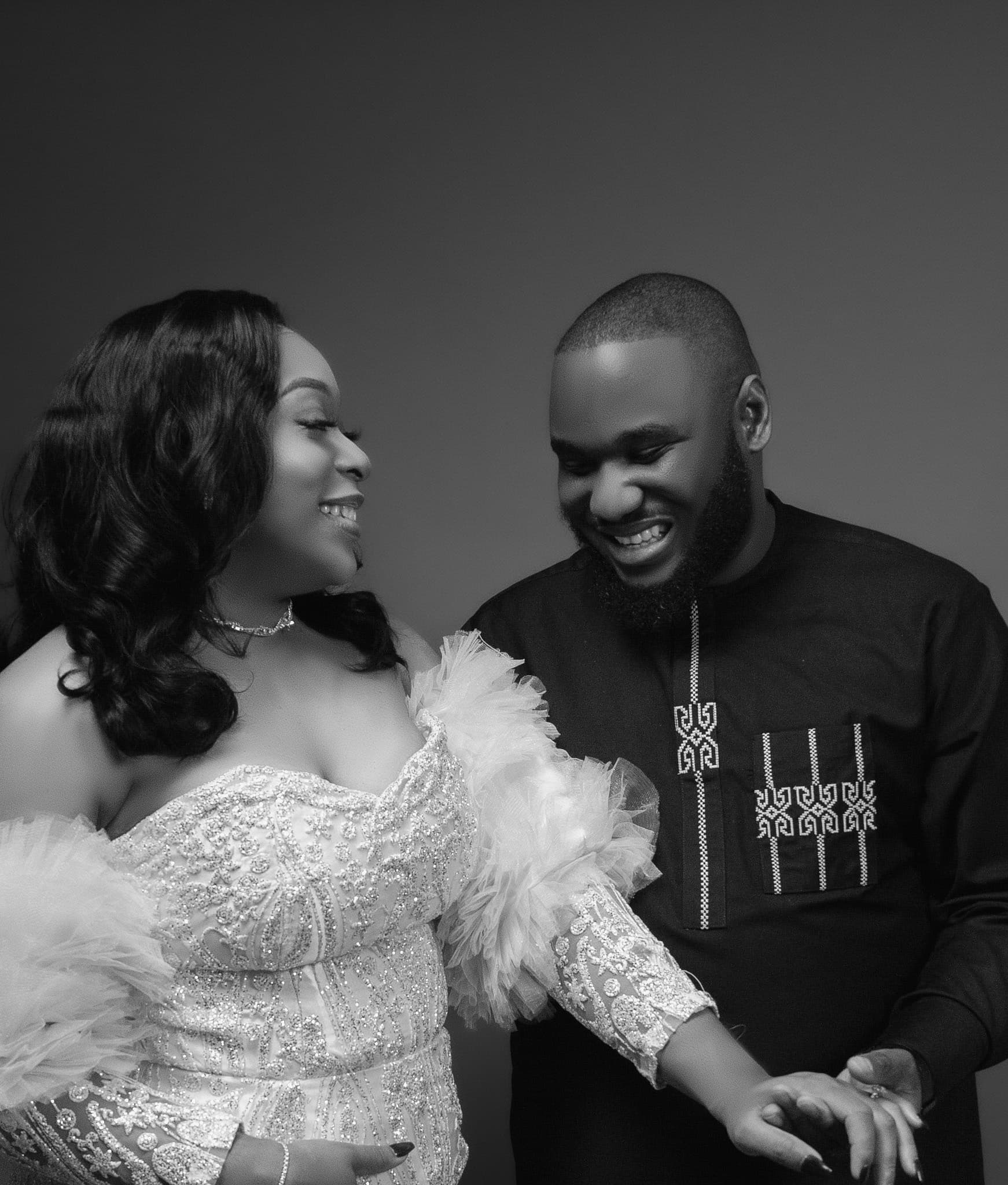 Steph and Favour — wedding portrait